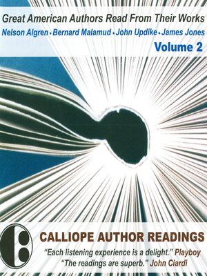 Great American Authors Read from Their Works, Volume 2 - Audiobook